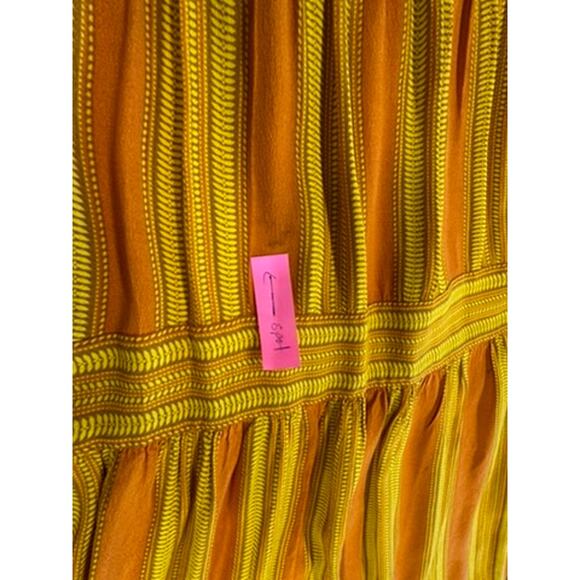 "A LOVE'S A" Tie Strap Tier Sundress SZ M Babydoll Boho Summer Fairy Core Flowy - Picture 11 of 16